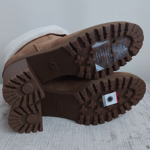 UGG Lupine Shearling Suede Bootie - 12 - Picture 6 of 7